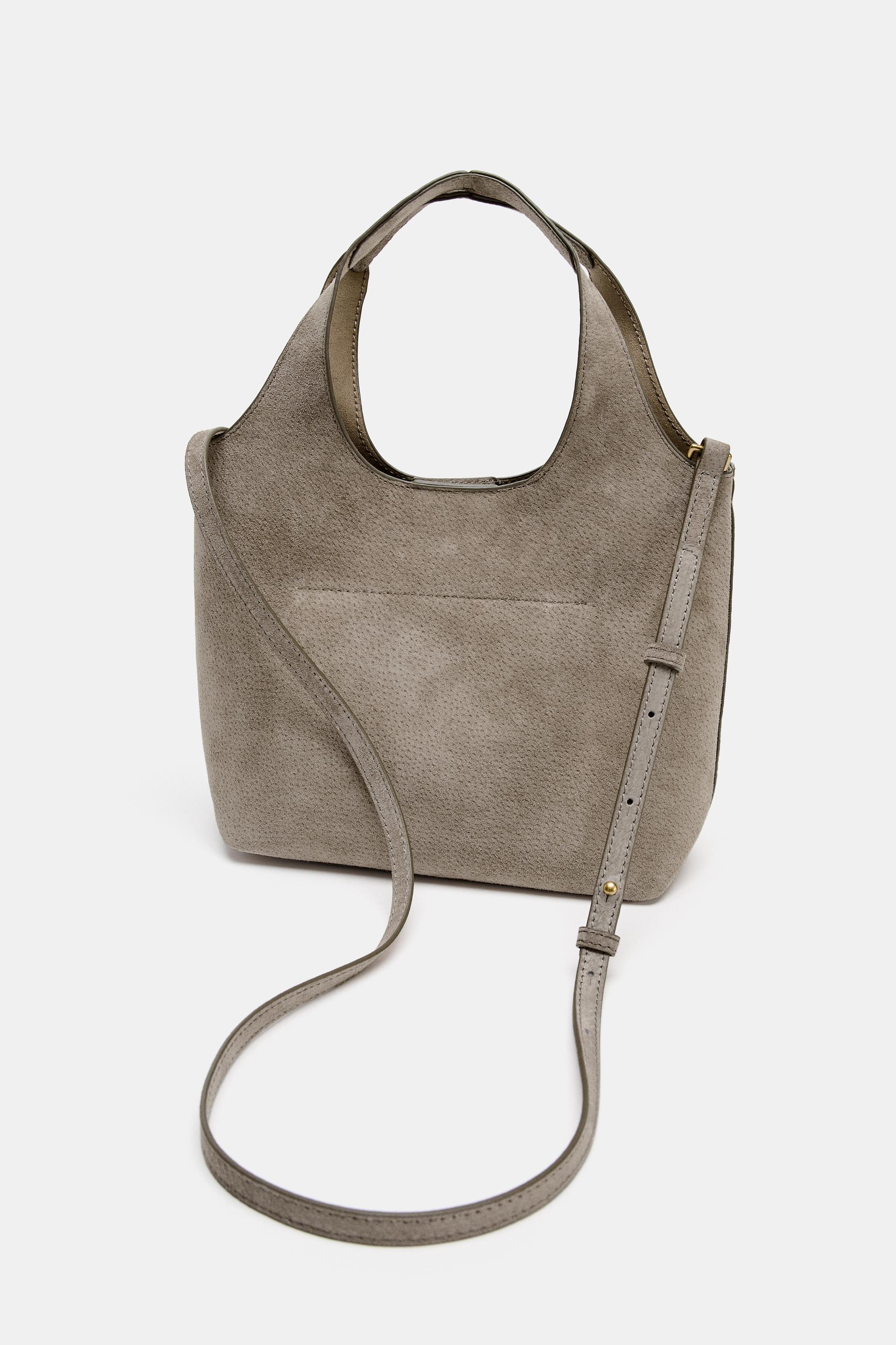 LEATHER MINI SHOPPER BAG